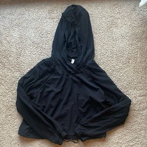 LuluLemon Branded Mesh Sleeved Hoodie